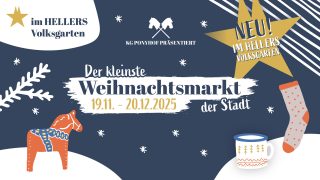 Einladung: Der kleinste Weihnachtsmarkt der Stadt 2025 im Volksgarten Einladung: Der kleinste Weihnachtsmarkt der Stadt 2025 im Volksgarten